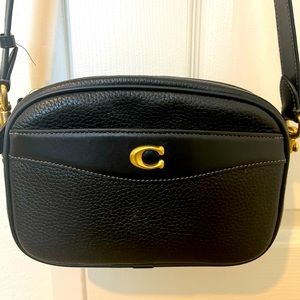 Coach Pebbled Leather Camera Bag
